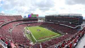 Levi's Stadium during Sunday's game against the Baltimore Ravens. Photos: Levi's Stadium